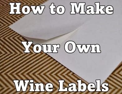 How to make your own wine labels #DIY #wine Diy Wine Bottle Labels, Diy Wine Labels, Wine Label Template, Personalized Wine Labels, Make Your Own Wine, Fruit Cocktail, Homemade Wine, Wine Sale, Wine Label Design