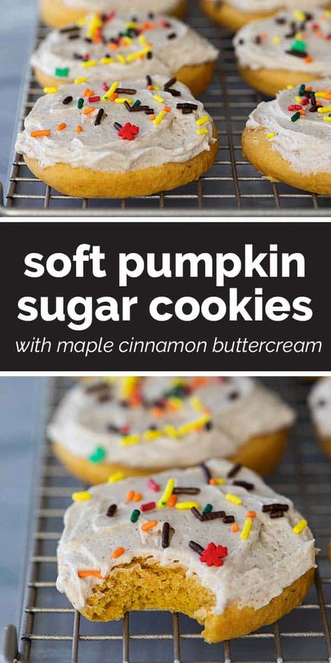 Cinnamon Buttercream, Soft Pumpkin Cookies, Taste And Tell, Chocolate Chip Shortbread Cookies, Salted Caramel Mocha, Pumpkin Sugar Cookies, Recipe Pumpkin, Toffee Cookies, Buttercream Recipe