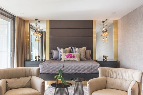 Cozy and Contemporary Come Together in a Lauderdale Home  @AlmostHomeFL #home #realestate Minimal Bedroom, Modern Luxury Bedroom, Bedroom Light Fixtures, Relaxing Bedroom, Luxury Bedroom Master, Marco Island, Coral Gables, Contemporary Bedroom, Bedroom Lighting