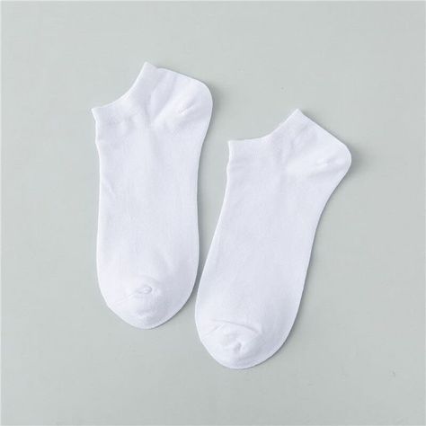 White Short Socks, White Socks Png, White Ankle Socks, Soft Shoes, White Socks, Women Socks, Sports Socks, Shoe Gifts, Athletic Socks