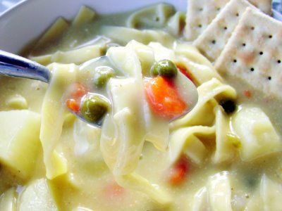 Lion House Creamy Chicken Noodle Soup Creamy Chicken Noodle, Lion House, House Chicken, Creamy Chicken Noodle Soup, Creamy Chicken Soup, Soup Recipes Chicken Noodle, Tasty Foods, Chicken Noodle Soup, Soup And Sandwich