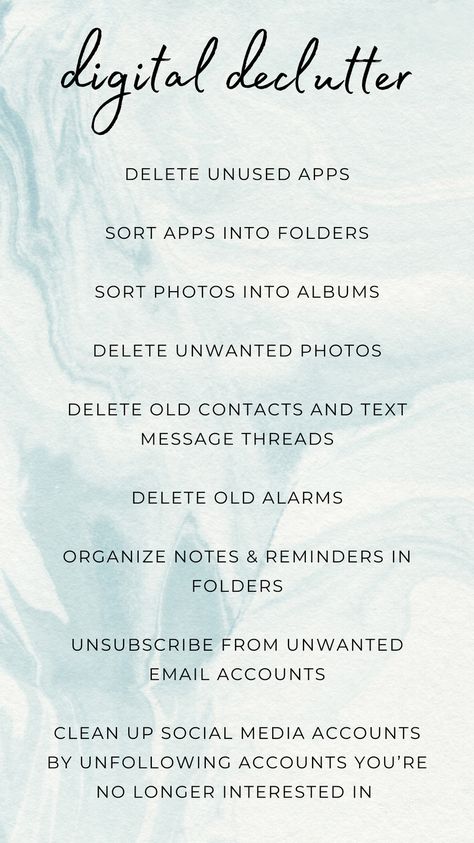 Get organized with these digital decluttering tips! You'll find it easier to use your phone when everything is organized and at your fingertips! Digital Declutter Checklist, Phone Declutter, Digital Decluttering, Digital Declutter, Message Thread, Declutter Checklist, Organizing Life, Decluttering Tips, Note Reminder