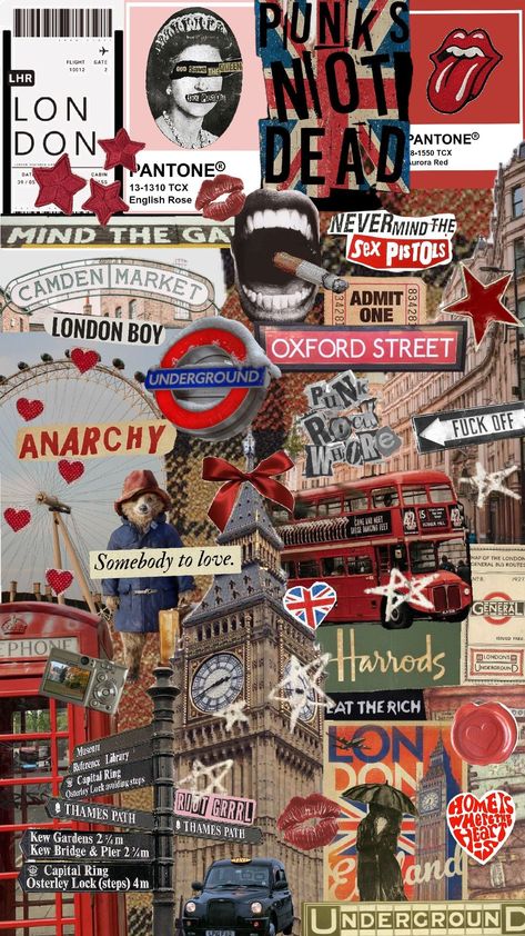 #londonaesthetic #london London Wallpaper Aesthetic, London Wallpaper, Aesthetic London, London Vibes, Harrods London, London Dreams, Travel Collage, London Poster, London Aesthetic