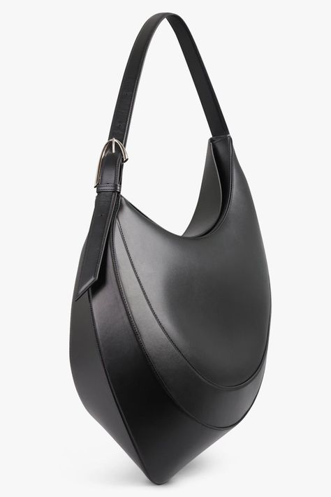 Mugler Bag, Space Bags, Virtual Stylist, Bag Design, Black Bag, Leather Bags, Large Tote, Leather Clutch, Fun Bags