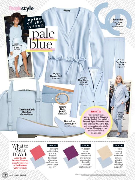 Instyle Color Crash Course, Business Barbie, Soft Summer Color Palette, Groovy Fashion, Coordinates Outfits, Personal Fashion Stylist, Color Coordination, Colour Combinations Fashion, Blue Outfits