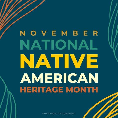 Native American Month, Native American History Month, American Indian Heritage Month, American Day, Holiday Pics, Native American Heritage Month, Native American Heritage, Indian Heritage, Heritage Month