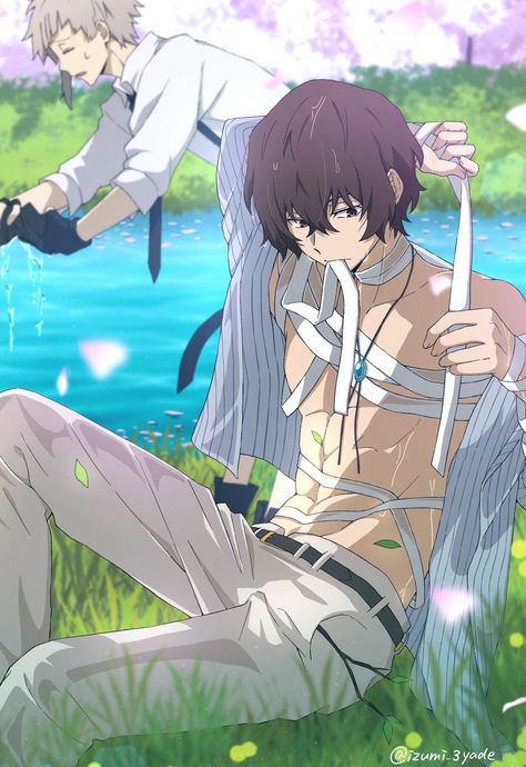 Dazai Osamu Anime, Bungou Stray Dogs Wallpaper, Osamu Dazai, Bungou Stray Dogs Characters, Dazai Bungou Stray Dogs, Dog Wallpaper, Dazai Osamu, Bongou Stray Dogs, Stray Dogs Anime