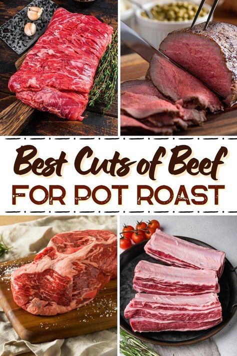 Try these 4 best cuts of beef for pot roast for a meal no one will forget! When it comes to pot roast, you'll want beef that's tender, juicy, and melt-in-your-mouth flavorful! Pot Roast Easy, Salt Block Cooking, Oven Pot Roast, Blade Roast, Leftover Pot Roast, Roast Gravy, Perfect Pot Roast, Best Pot Roast, Cuts Of Beef