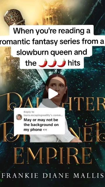 Frankie Diane Mallis on Instagram: "The slow burn is slow but when it hits....it's 🔥  #DaughteroftheDrownedEmpire is Cleopatra meets Fourth Wing in this romantic fantasy series with forbidden love and slow burn spice with world building inspired by ancient Egypt and Rome with Atlantis vibes.   Best of #Booktok  Barnes and Noble Blog Top Five Indie Fave  #1 Historical Fantasy  #1 Greek and Roman Myth and Legend   #bookrecsofinstagram #bookrecs📚 #bookreader #bookseries #booksbooksbooks📚 #romanticfantasy #romanticfantasybooks #romantasyreads #romantasy #fantasylover #fantasyromancebooks #fantasybooklover #fantasyseries #darkfantasybooks #whodidthistoyou #bookboyfriendsdoitbetter #Bookstagram" Romantic Fantasy Books, Book Tok Fantasy Romance, Fantasy Reverse Harem Books, Romantasy Book Recommendations, Spicy Romantasy Book Recommendations, Slow Burn Fantasy Romance Books, Roman Myth, Fantasy Romance Books, World Building