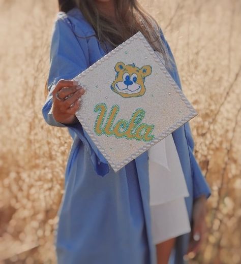 Ucsb Grad Cap, Ucla Grad Cap, Ucla Acceptance Letter, Manifesting School, Grad Cookies, Ucla College, College Core, University Inspiration, College Softball