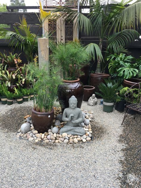 Balinese Garden, Small Japanese Garden, Zen Rock Garden, Japanese Garden Landscape, Peaceful Space, Buddha Garden, Zen Garden Design, Meditation Garden, Asian Garden