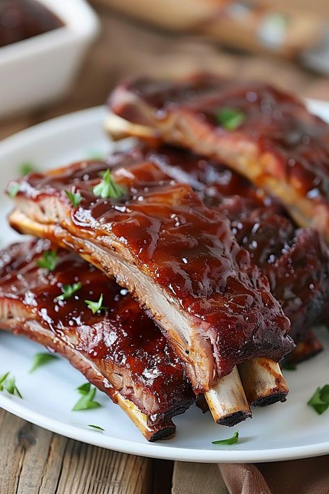 Slow Cooker Root Beer Bbq Pork Ribs, Bbq Sauce Ingredients, Pork Tenderloins, Bbq Pork Ribs, Slow Cooker Ribs, Pork Rib Recipes, Bbq Sauce Homemade, Homemade Bbq, Slow Cookers