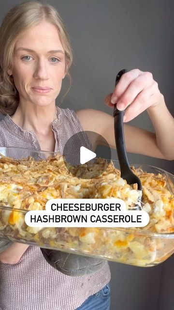 Hashbrown And Beef Casserole, Hamburger Diced Hashbrown Casserole, Hashbrown Obrien Recipes, Meat And Hashbrown Casserole, Hamburger And Shredded Hashbrowns, Hash Brown Cheeseburger Casserole, Cheese Burger Hashbrown Casserole, Bagged Hashbrown Recipes, Bacon Cheeseburger Hashbrown Casserole