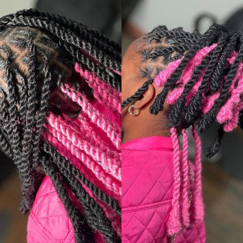 Loc Ponytail, Wool Twist, Brazilian Wool, Invisible Locs, Barbie Ponytail, Cute Box Braids, Braiding Your Own Hair, Faux Locs Hairstyles, Box Braids Hairstyles For Black Women