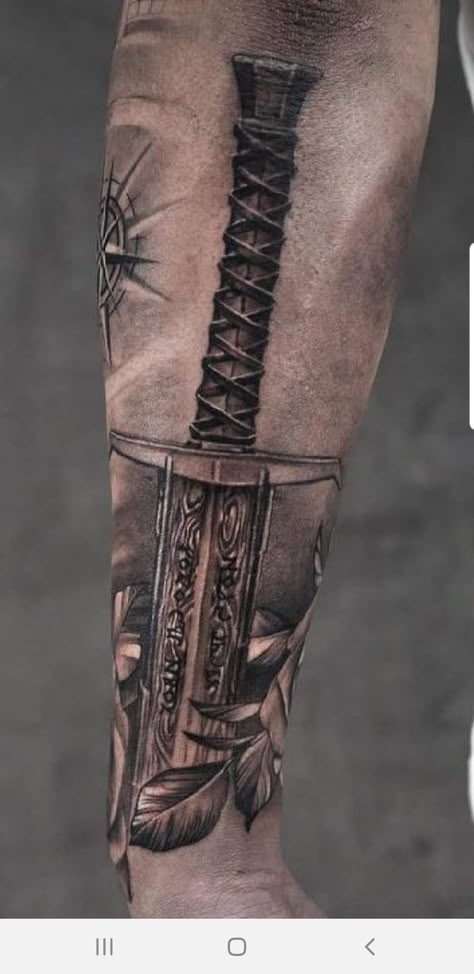 Viking Swords Tattoo, Viking Swords Tattoo Norse Mythology, Majestic Tattoo, Forearm Tattoos For Guys, Unique Forearm Tattoos, Geometric Tattoo Sleeve Designs, Wing Tattoo Men, Gladiator Tattoo, Viking Tattoo Sleeve