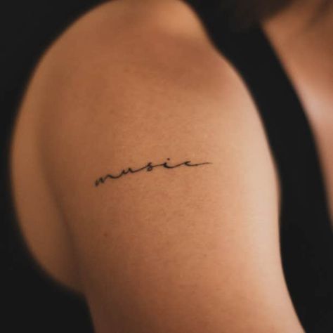 Quotes To Tattoo Short, Short Phrase Tattoos For Women, Short Phrase Tattoos, Motivational Word Tattoos, Women Word Tattoos, Three Word Tattoos, Life Is Too Short Tattoo Ideas, Lifes Too Short Tattoo Ideas, Womens Word Tattoos