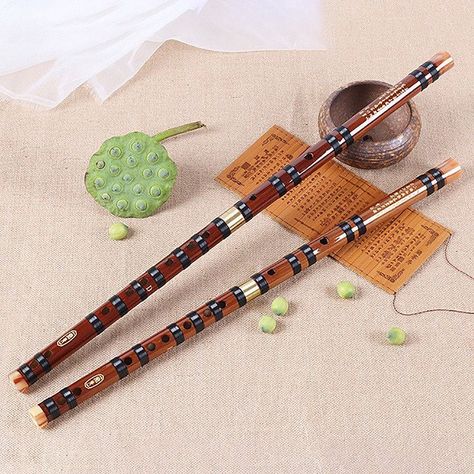 Korean Instruments, Dizi Flute, Chinese Instruments, Chinese Flute, Travel Trinkets, Plot Elements, Bamboo Flute, Chinese Bamboo, Music Instrument