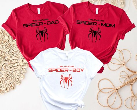 Spiderman 3rd Birthday Shirt, Spiderman Birthday Shirts For Family, Spider Man Decorations Birthday, Spider-man Birthday, Spiderman Birthday Shirt, Spider Man Shirt, Spider Family, Spider Shirt, Spiderman Shirt