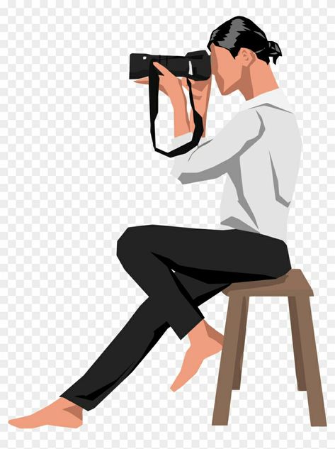 Camera Man Illustration, Camera Illustration, Camera Logo, Man Illustration, Man Images, Cartoon Gifs, Photographer, Quick Saves