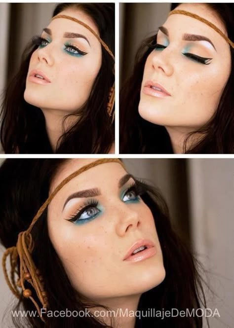 love it! Hippie Makeup 70s, 70s Makeup Hippie, 70s Makeup Hippie 1970s, 70s Hippie Hair, 70’s Disco Makeup, Hippie Face Paint, Boho Festival Makeup, Hippie Costume Diy, 70s Eye Makeup