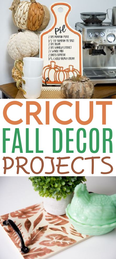 Fall is such a cozy time and these craft projects you can make with your Cricut can really enhance the comfy atmosphere in your home. Be sure to pin this and check back because as we make more projects, we’ll be adding them here! #cricut #cricutexplore #cricutmaker #cricutmade #cricutprojects Cricut Fall Decor, Crafts For Fall, Decorating Pumpkins, Making Wreaths, Wood Burning Techniques, Pumpkin Spiced Latte Recipe, Christmas Recipes Easy, Beginner Crafts, Cricut Tips