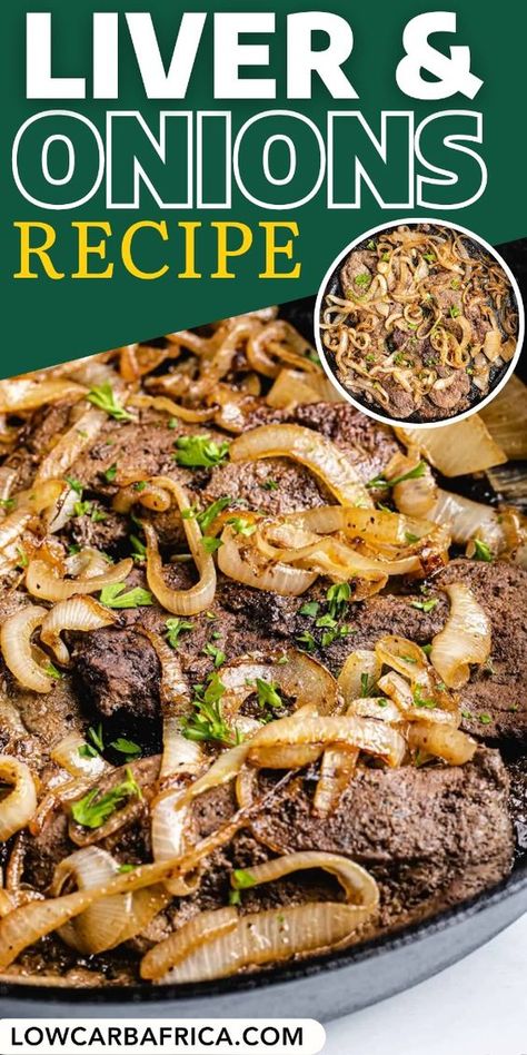 Rediscover the classic Liver and Onions with this simple yet delicious recipe. A great source of protein and low in carbs, this dish is both nutritious and satisfying. #LiverAndOnions #ClassicRecipe #LowCarbMeal #NutritiousDinner #HeartyFlavor Ox Liver Recipe, Beef Liver And Onions Recipe, Liver And Onions Recipe, Gremolata Recipe, Liver And Onions, How To Cook Liver, Liver Recipes, Healthy Vegetable Recipes, Cast Iron Skillet Recipes