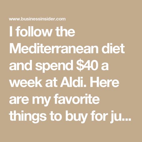 I follow the Mediterranean diet and spend $40 a week at Aldi. Here are my favorite things to buy for just myself. Aldi Mediterranean Meal Plan, Mediterranean Diet Shopping List Aldi, Mediterranean Grocery List On A Budget, Mediterranean Grocery List, Mediterranean Shopping List, Mediterranean Diet Grocery List, Medditeranean Diet, Mediterranean Diet Shopping List, Mediterranean Diet Snacks