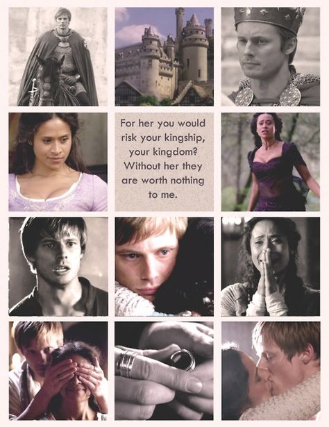 <3 aww. This is one of the many reasons why I love Arthur Pendragon Arthur Pendragon Ring, Arthur Pendragon And Gwen, Merlin Arthur And Gwen, Arthur Bbc Merlin, Arthur And Guinevere, Arthur Looking At Merlin, Arthurian Legend, Merlin Fandom, Arthur Pendragon