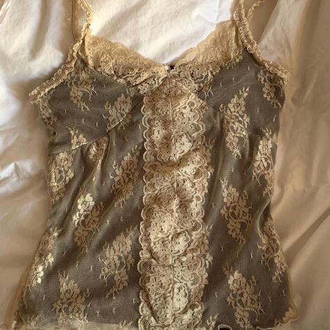 LACEY BOHO CRÈME Y2K Top🤍 open to offers x #y2k... - Depop Grunge Witch, Y2k Corset, Y2k Depop, Y2k Top, Fit Ideas, Fairy Grunge, Fashion Inspo Outfits, Blouse Designs, Top Shirt