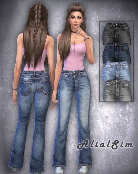 Alpha Clothes Cc Sims 4, Sims 4 Cc Low Rise Jeans, Sims 3 Cc Finds, Alpha Cc, Sims 4 Cas Mods, Sims 4 Body Mods, Sims 4 Cc Skin, Sims 4 Cc Folder, 2000s Clothes