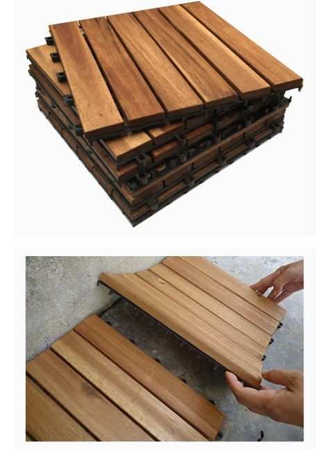 Ikea Deck Tiles, Deck Stains, Decking Tiles, Tiles Uk, Deck Flooring, Modern Deck, Hardwood Decking, Decking Area, Deck Tiles