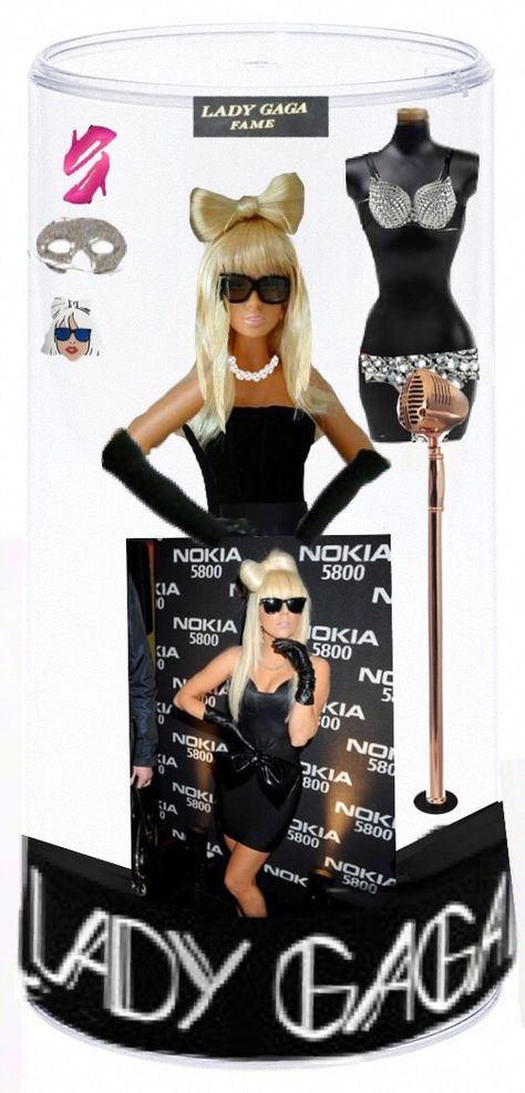 GAGA Doll Lady Gaga Doll, Workout Hairstyles, Mandy Moore, Lady Gaga, Famous People, Barbie Dolls, Halloween Costume, Doll Clothes, Halloween Costumes