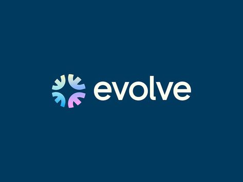 Evolve Logo Design by Ahmed creatives on Dribbble Evolve Logo Design, Evolve Logo, Vision Logo, Gradient Logo, Computer Vision, Media Logo, Minimal Logo, Visual Identity, Global Community