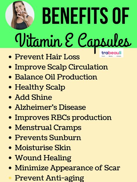 How To Use Vitamin E Capsules For Skin, Hair and Health (With Benefits) – Best Beauty Lifestyle Blog Vitamin E Capsules Uses, Benefits Of Vitamin E, Vitamin E Capsules, Flaking Skin, Vitamin C Benefits, Vitamins For Hair Growth, New Hair Growth, Herbs For Health, Natural Skin Care Routine