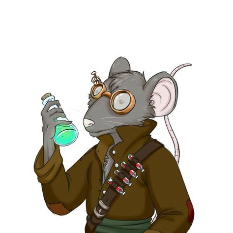 Ratfolk Alchemist, Disney Characters, Disney, Fictional Characters, Art