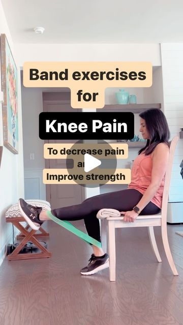 Knee Exercises Strengthening Physical Therapy, Stretches For Knee Tightness, Cardio Easy On Knees, Resistance Band Knee Exercises, Exercises For Injured Knee, Excersises For Knee Pain, Strengthen Muscles Around Knee, Knee Rehab Exercises Physical Therapy, Resistance Band Knee Therapy