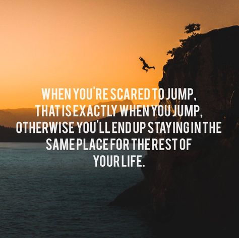 Jump Quotes, Skydiving Quotes, Barbie Quotes, Typed Quotes, Golf Quotes, Quotes Of The Day, Leap Of Faith, Skydiving, Change Quotes