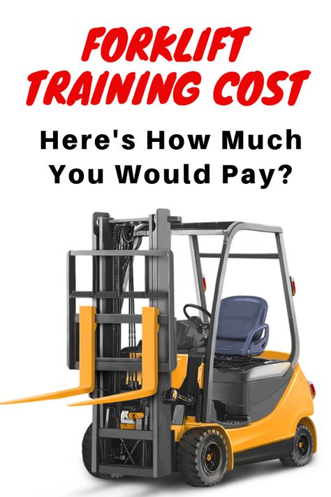 Here's the cost of taking forklift training... These are just ballpark figures on how much you would pay to complete a course... Read this article... #Forklift #ForkliftTraining #ForkliftLicense #ForkliftCertification Forklift Training, The United States, United States, Train