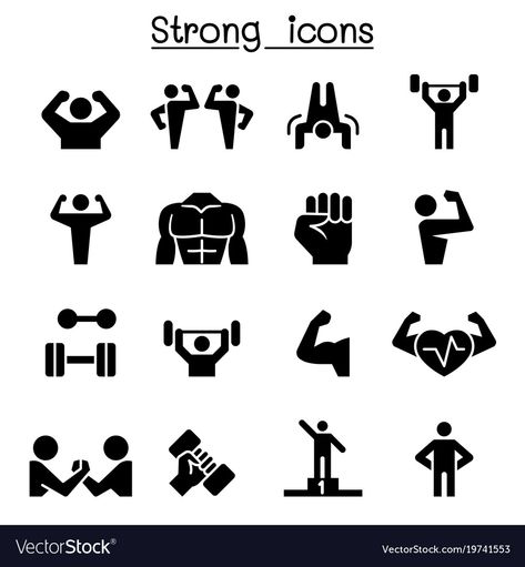 Strength Icon, Kindergarten Drawing, Gym Icon, Healthy Logo, Gym Wallpaper, Strong Symbol, Funny Logo, Fitness Icon, Gym Logo