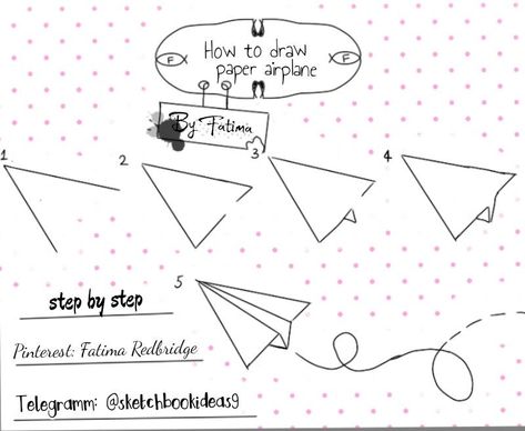 How To Draw A Paper Airplane, Airplane Doodle Easy, How To Draw Airplane, Paper Airplane Doodle, Draw Airplane, Bullet Journal Boxes, Monthly Cover Page, Bullet Journal Hand Lettering, Plane Flying