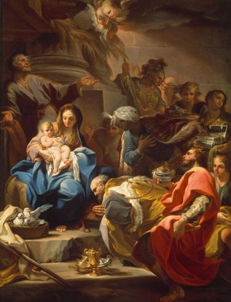 The Adoration of the Magi, Corrado Giaquinto Re Magi, Adolphe Bouguereau, Roi Mage, William Adolphe, Mary Pictures, Musee Carnavalet, Peter Paul Rubens, Spiritual Stuff, Baroque Art