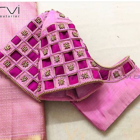 Cutwork Aari Blouse Designs, Blouse Cut Work Designs, Cut Work Aari Blouse Designs, Wedding Blouses Bridal, Cut Work Blouse Designs, Arvi The Couturier, Bridal Blouse Design, Gown Embroidery, Cut Work Blouse