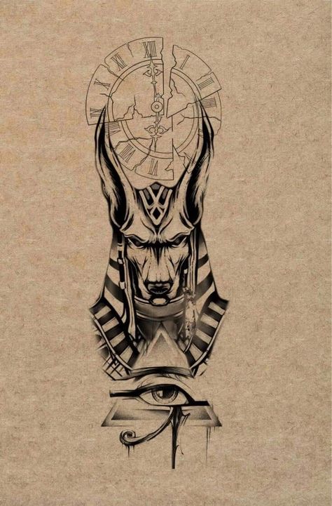 Horus Tattoo Stencil, Anubis Tattoo Men Ideas, Horus Egyptian God Tattoo, Egyptian Mythology Tattoo, Realistic Greek Mythology Tattoo, Anubis Tattoo Design Sketch, Horus Egyptian God Tattoo Design, Anubis Tattoo Design, Osiris Egyptian God Tattoo