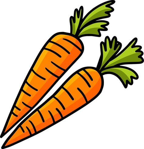 Carrot Vegetable Cartoon Colored Clipart Carrot Printable, Carrot Clipart, Carrot Cartoon, Vegetable Clipart, Carrot Drawing, Red Carrot, Melonheadz Clipart, Carrot Colour, Carrot Vegetable