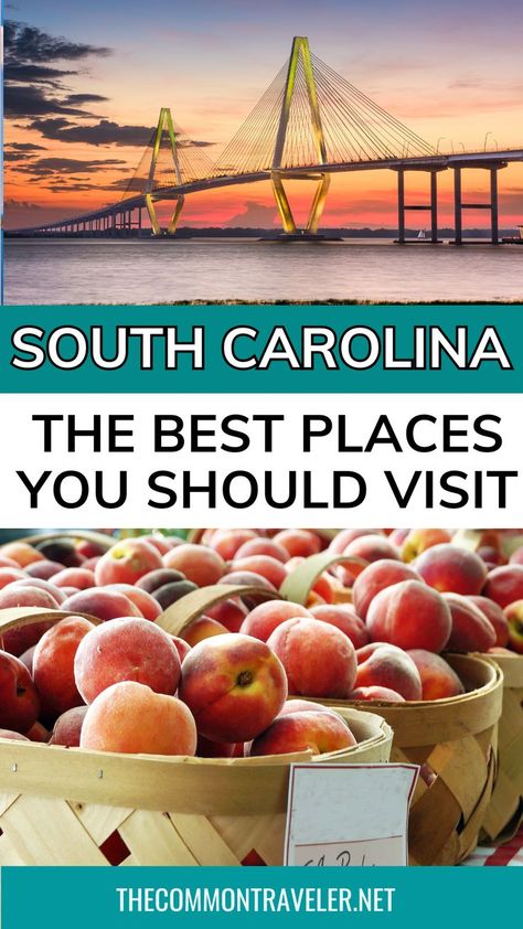 South Carolina is packed with amazing travel spots. Discover the top places to visit in South Carolina and create unforgettable memories. Whether it's the serene beaches of Myrtle Beach or the vibrant culture in Charleston, there’s something for everyone in South Carolina. Dress to impress to make the best of your trip! Walterboro South Carolina, Best Places To Visit In South Carolina, South Carolina Travel Places To Visit, Visit South Carolina, Carolina Dress, Congaree National Park, South Carolina Lowcountry, South Carolina Vacation, South Carolina Travel