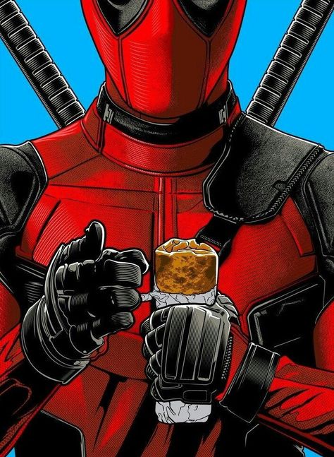 DEADPOOL Deadpool Facts, Fictional Food, Big Kahuna Burger, Deadpool Art, Deadpool Marvel, Wade Wilson, Marvel Posters, Marvel Vs Dc, Geek Art