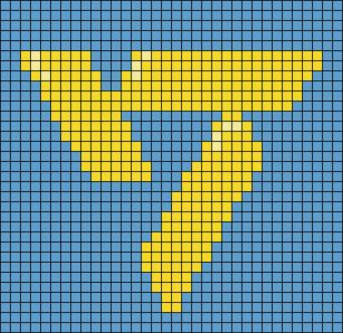 Seventeen Alpha Pattern, Tapestry Crochet Patterns Kpop, Seventeen Pixel Art, Kpop Crochet Grid, Kpop Grid Pattern, Seventeen Crochet, Kpop Pixel Art, Pixel Art Kpop, Kpop Graphics