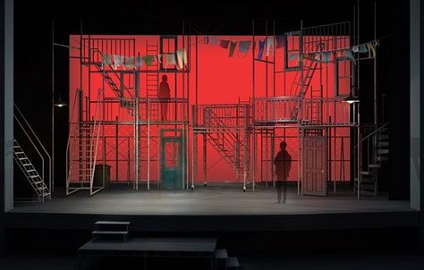 Scaffolding Design, West Side Story, Story Setting, Theatre Set, Stage Set, Scenic Design, Newsies, Stage Decorations, Scaffolding