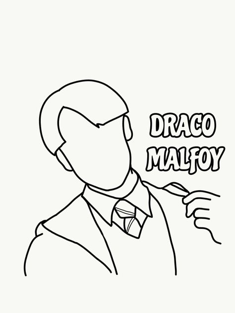 draco malfoy ; coloring page Draco Malfoy Drawings Easy, Draco Malfoy Coloring Pages, How To Draw Draco Malfoy Step By Step, How To Draw Draco Malfoy, Draco Malfoy Drawing Pencil Easy, Draco Malfoy Sketch, Coloring Pages Harry Potter, Draco Malfoy Drawing, Harry Potter Desenho