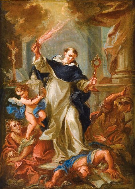 Saint Dominic, Saint Thomas Aquinas, Traditional Catholicism, Catholic Wallpaper, San Domenico, Jesus Mary And Joseph, Catholic Images, Peter Paul Rubens, Biblical Art